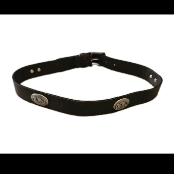 Zep Pro Adult Brown Ole Miss Leather Belt 32 - Picture 2 of 11